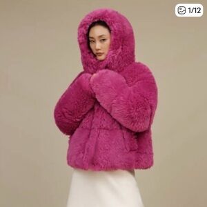 UGG Vibrant Pink Teddy Jacket